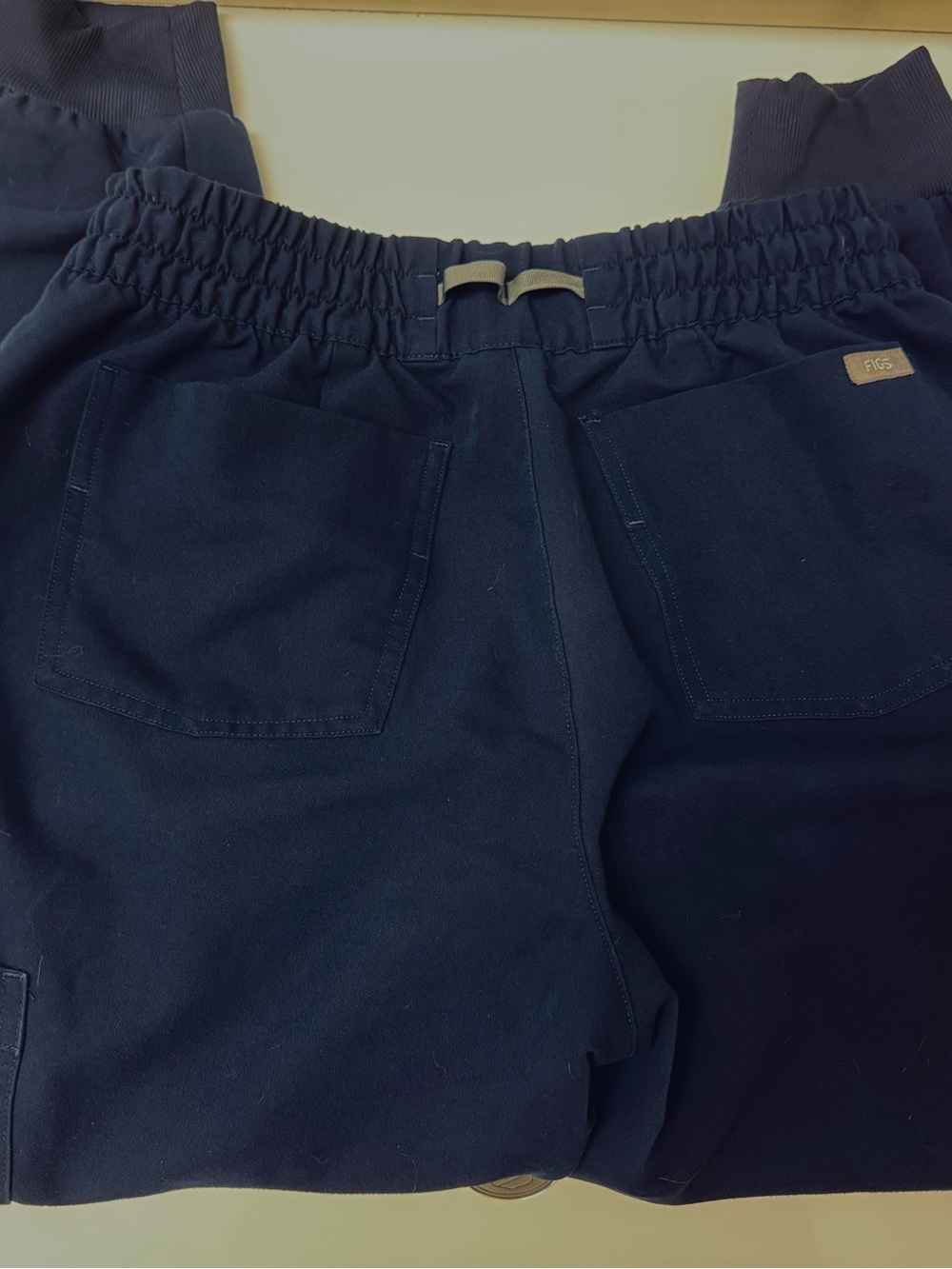 Figs Navy Blue Uman Scrub Jogger Pants Size Small Woman’s